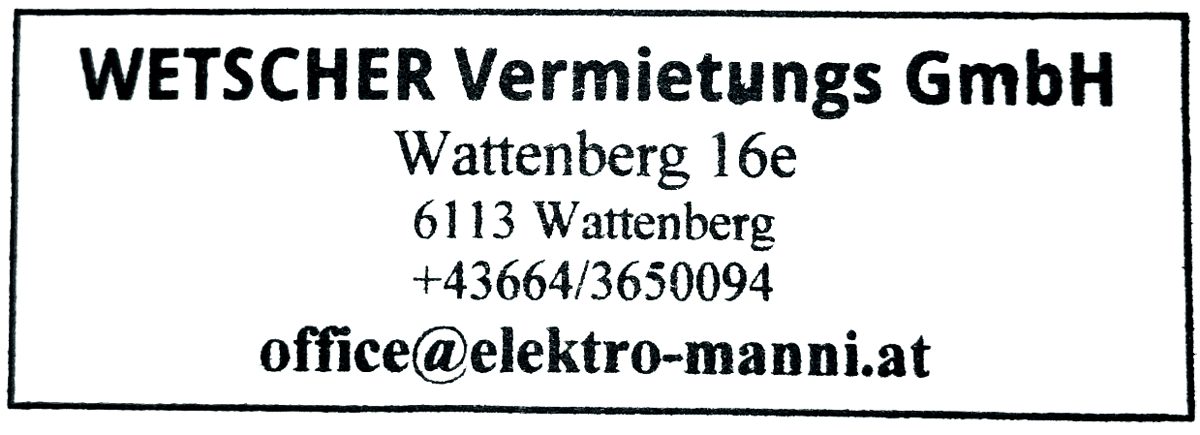 wetscher vermietungs gmbh